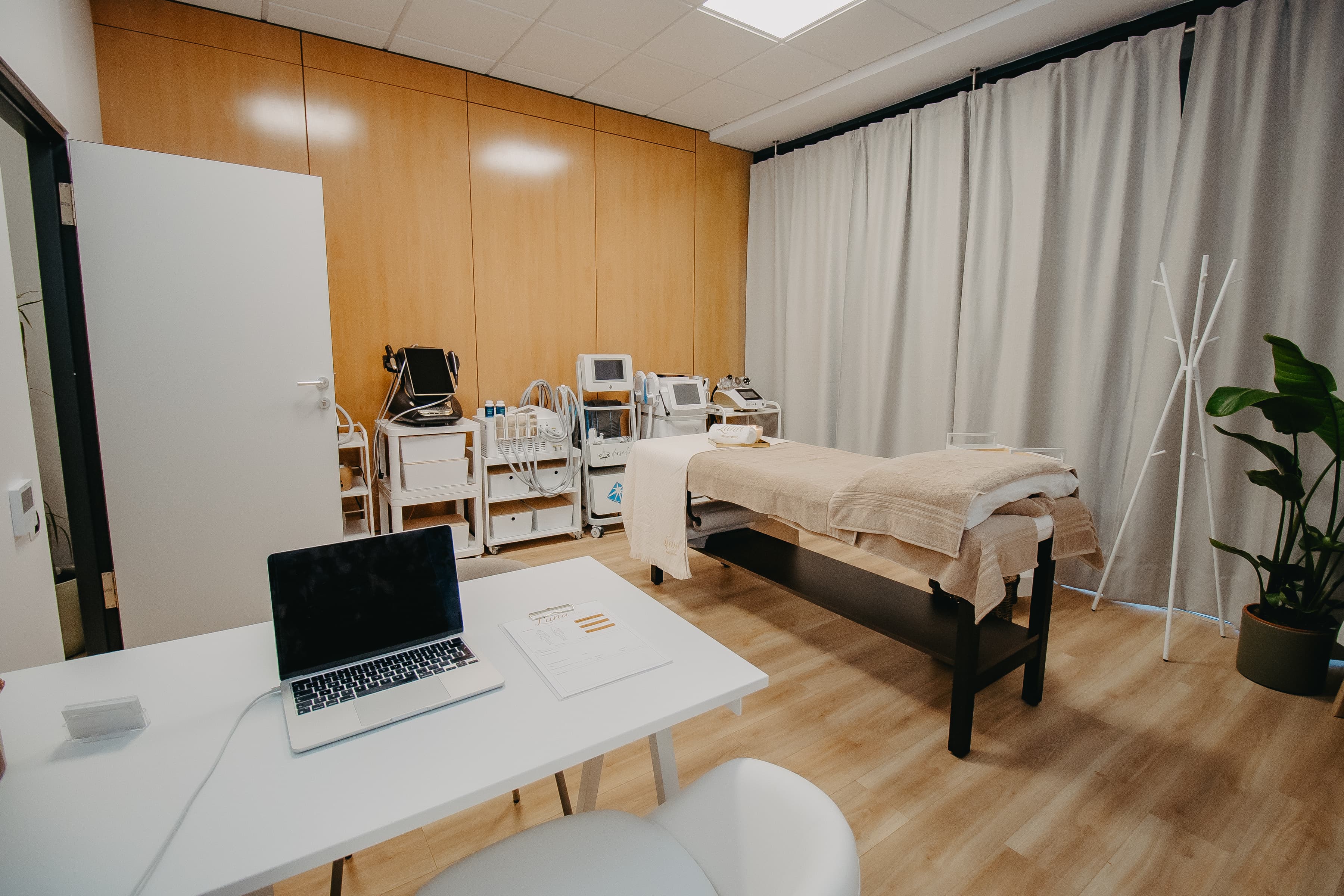 Cabine de tratamento do Luna Beauty Studio
