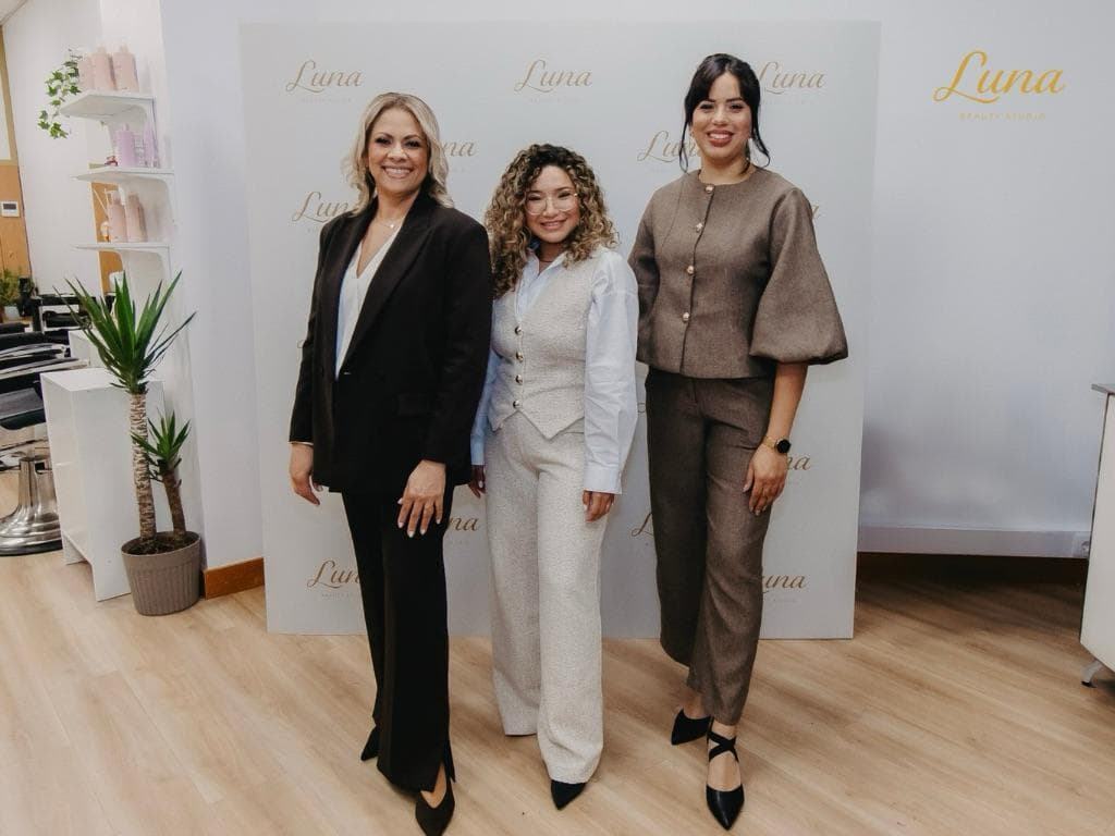 As tres socias do Luna Beauty Studio