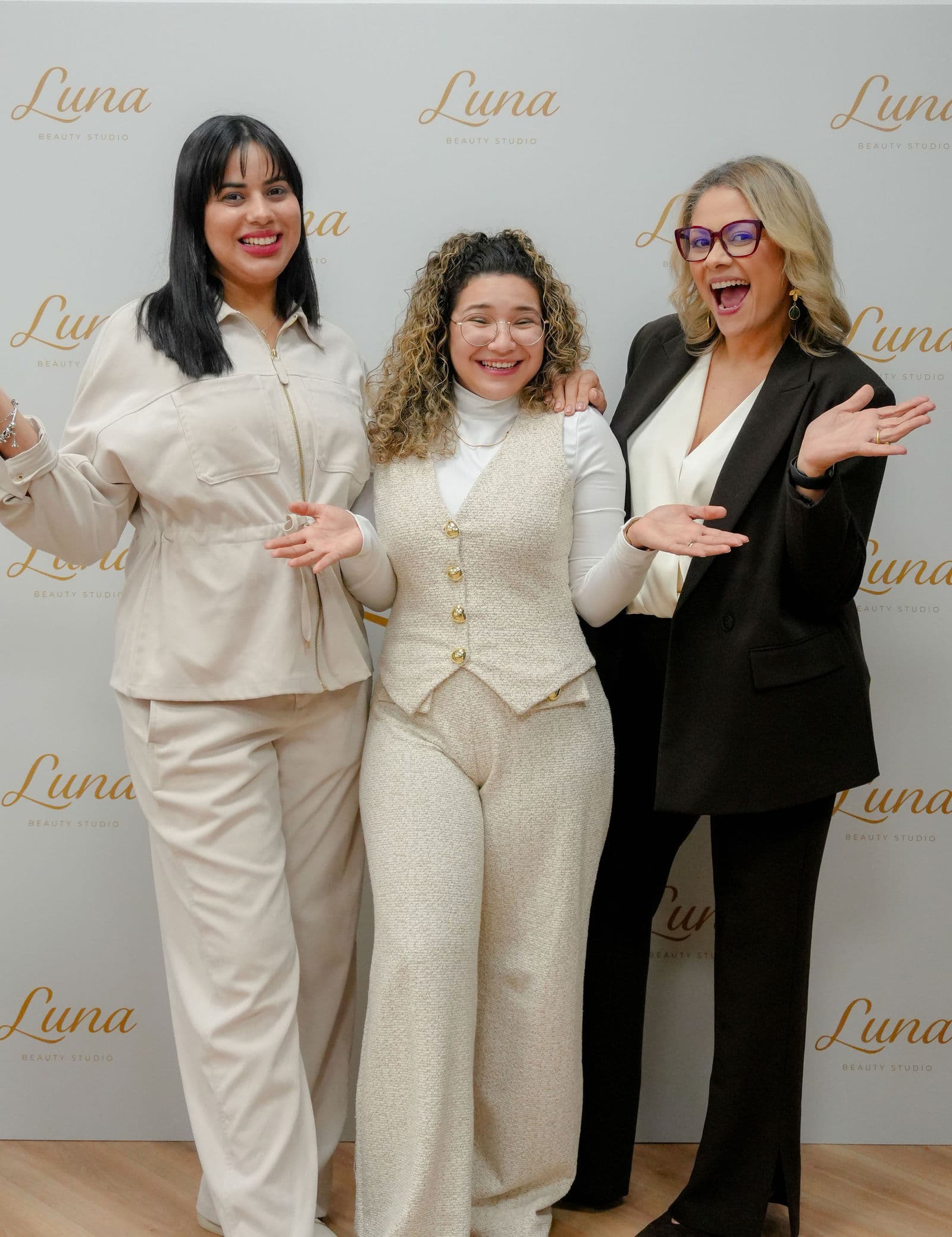 Equipa Luna Beauty Studio em evento no salao